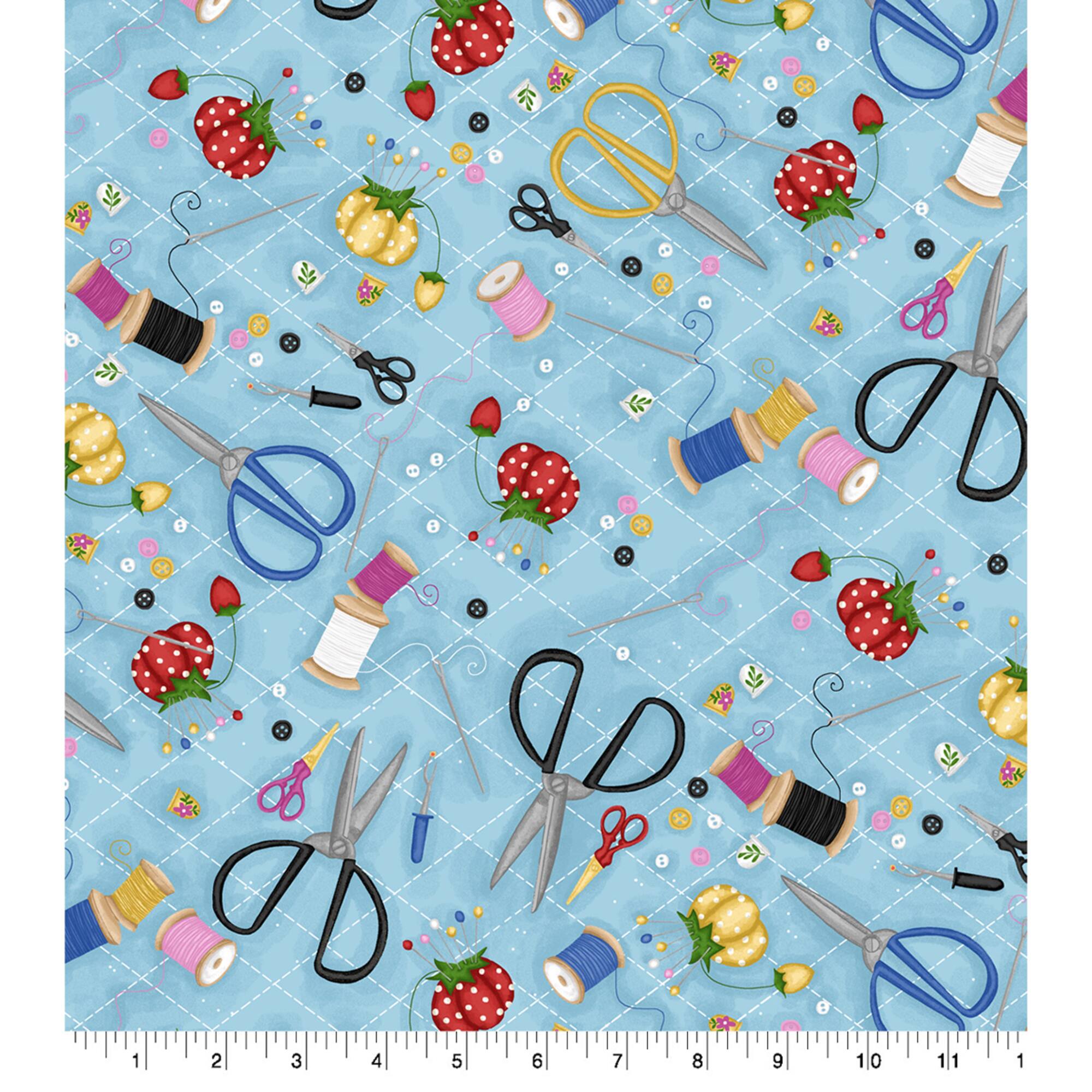 Springs Creative Sewing Tools Toss Cotton Fabric